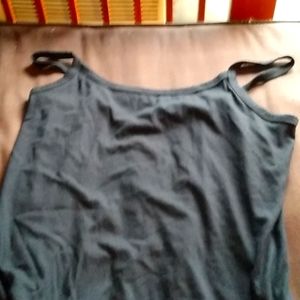 Black tank top